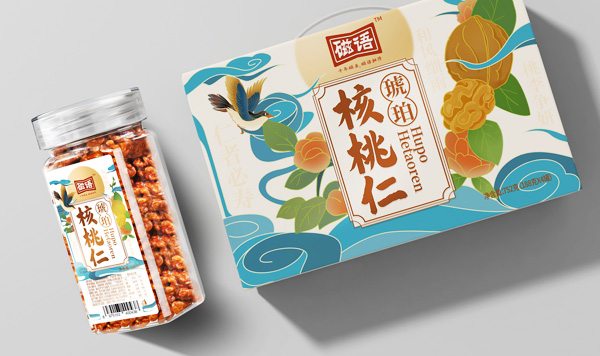 磁语·核头仁礼盒包装设计