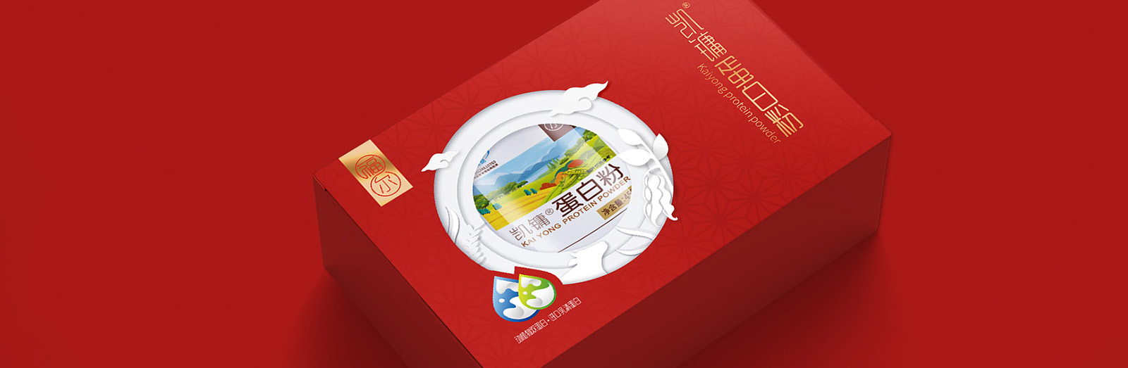 蛋白粉保健品礼盒设计