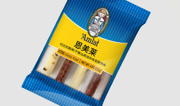 世俱杯app官方x恩美莱奶酪棒包装设计